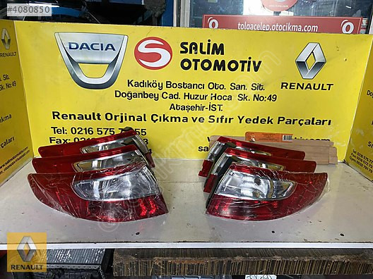RENAULT FLUENCE SIFIR SAĞ SOL SET STOP VE DİĞER PARÇALARI