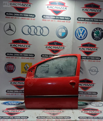 CİTROEN C1 SOL ÖN KAPI KIRMIZI HATASIZ BOYASIZ ORJİNAL ÇIKMA