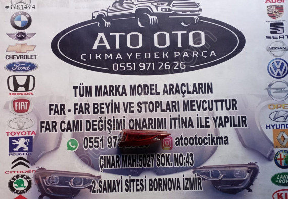 FİAT EGEA ORJİNAL ÇIKMA SAĞ BAGAJ STOP