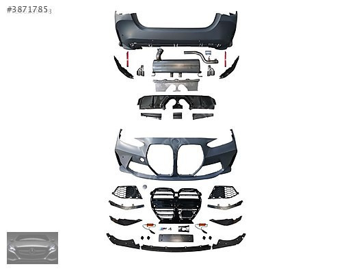 BMW 4 SERİSİ G22 TAMPON DÖNÜŞÜM SETİ G82 M4 2019-2021