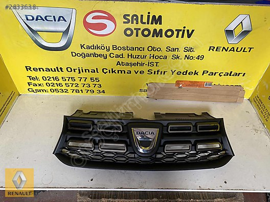 Dacia Sandero Orjinal Ön Panjur ve Çıkmış Diğer Parçalar