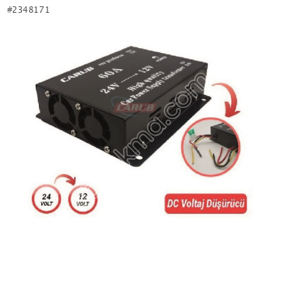 ovektör Dönüştürücü Transformers Çevirici 24v>12v 60A
