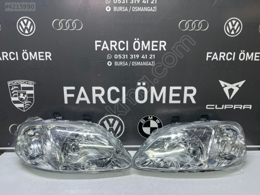 HONDA CİVİC İES 1999-2000  SAĞ-SOL TAKIM ÖN FAR SIFIR