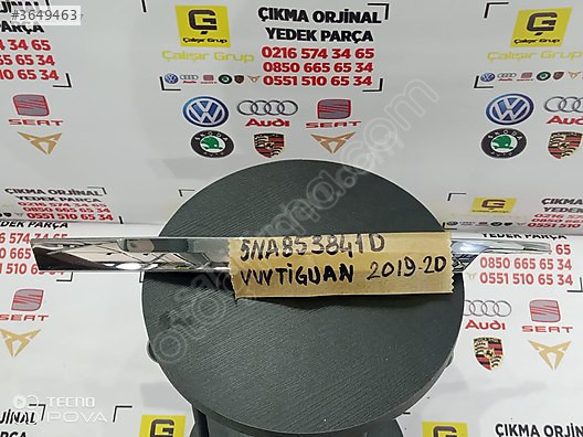VOLKSWAGEN TİGUAN ARKA TAMPON NİKELAJ KAPLAMASI OEM 5na853841d