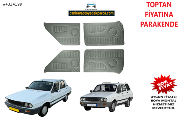 R12 TOROS KAPI DÖŞEMESİ TAKIM SIFIR GRİ RENK KAMPANYA