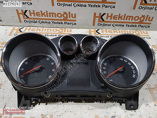 OPEL ASTRA J KİLOMETRE SAATİ KADRAN 600775881 39069791 KİLOMETRE