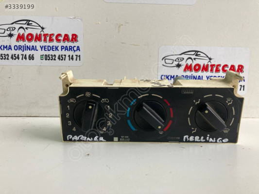 CİTROEN BERLİNGO KLİMA KONTROL PANELİ ORJİNAL ÇIKMA MONTECAR