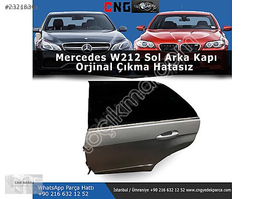 Mercedes W212 Sol Ön/Arka Kapılar Çıkma Hatasız