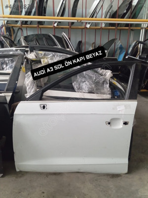 audi a3 sol ön kapı beyaz orjinal sükme