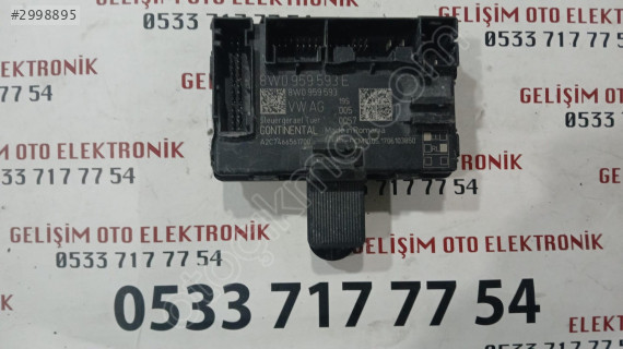 8W0959593E 8W0959593 A2C7466561700 AUDİ A4 KONTROL ÜNİTESİ