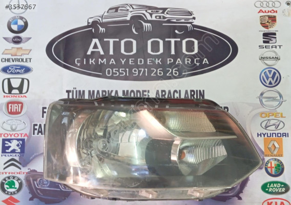 VOLKSWAGEN TRANSPORTER ORJİNAL ÇIKMA SAĞ FAR