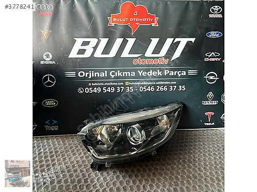 Renault captur sol ön mercekli far orjinal çıkma parça