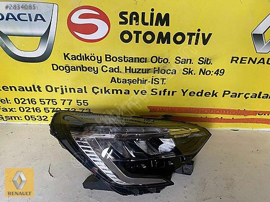 Renault R5 Modeli İçin Orjinal Çıkma Sol Far ve Diğer Parça