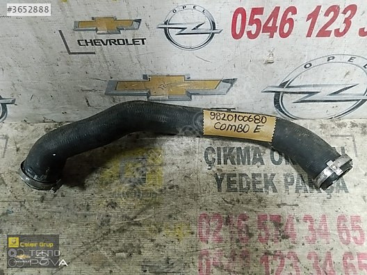 COMBO E TURBO HORTUMU OEM 9820100680 ÇIKMA SÖKME YEDEK PARÇA