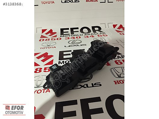 TOYOTA COROLLA SIFIR SOL ÖN CAM DÜĞME 02-06 OEM NO: 84820-0F030