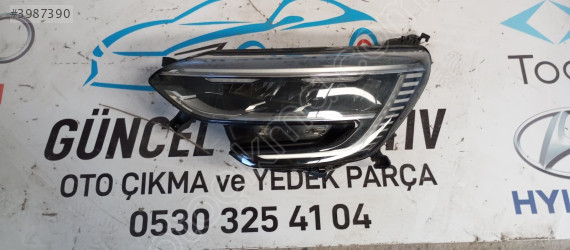 RENAULT MEGANE 4 İCON MAKYAJLI SOL FAR ORJİNAL ÇIKMA