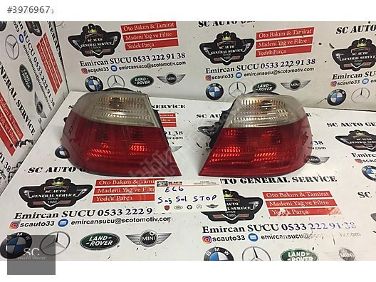 BMW E46 SAĞ SOL STOP