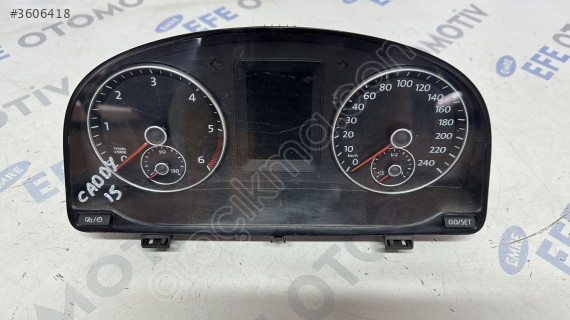 volkswagen caddy 2015 2.0 gösterge/km saati (son fiyat)
