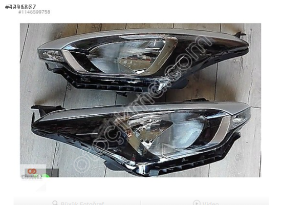 Hyundai i20 Ledsiz Far 2015 2018 - Sağ Sol