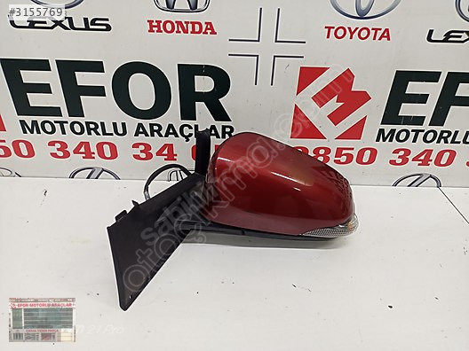 TOYOTA YARİS SOL AYNA ÇIKMA ORİJİNAL PARÇA 2013-2017