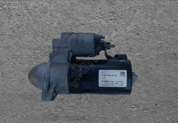 MERCEDES SPRİNTER OM 651 2015 MARŞ DİNAMOSU ÇIKMA ORJİNAL