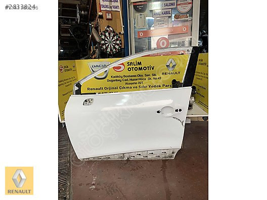 Renault Clio 4 Sol Ön Kapı ve Diğer Çıkma Parçaları - Orji