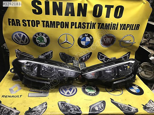 FİAT EGEA SAĞ SOL DUZ FAR ORJİNAL ÇIKMA HATASIZ