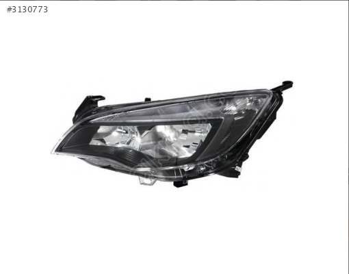 OPEL ASTRA J LEDLİ SİYAH ZEMİN SOL ÖN FAR SIFIR 13365290