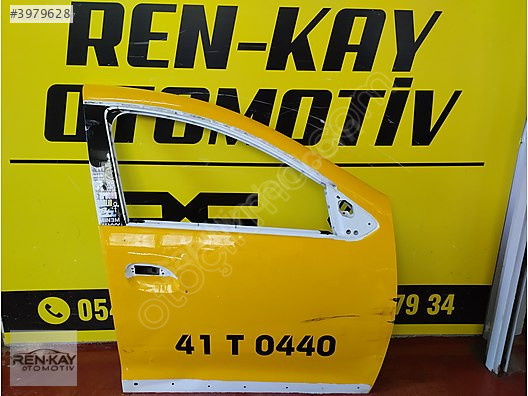 RENAULT SYMBOL SAĞ ÖN KAPI SARI ORJ ÇIKMA ÇITALI RENKAY OTO