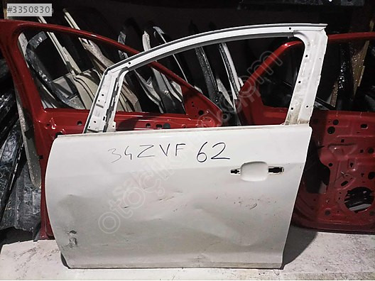 OPEL ASTRA J SOL ÖN KAPI BEYAZ ÇIKMA ORJİNAL YEDEK PARÇA