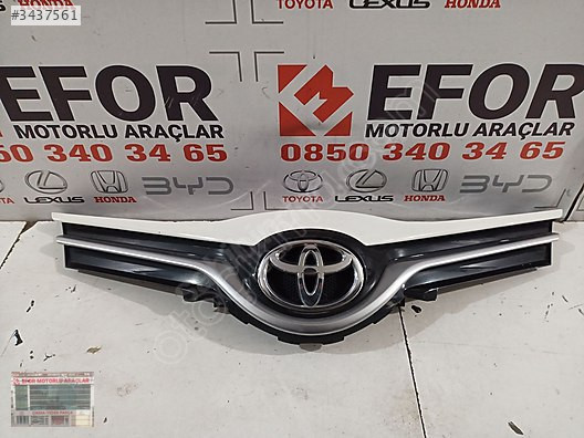TOYOTA YARİS ÖN PANJUR ÇIKMA ORİJİNAL PARÇA 2015-2017