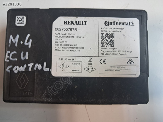 RENAULT MEGANE ECU KONTROL BEYNİ