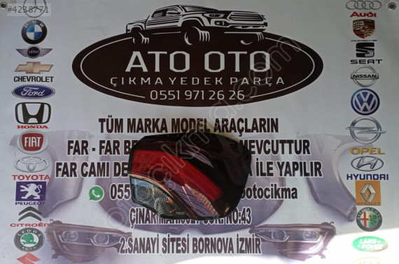 FİAT EGEA CROSS HB ORJİNAL ÇIKMA SAĞ DIŞ STOP