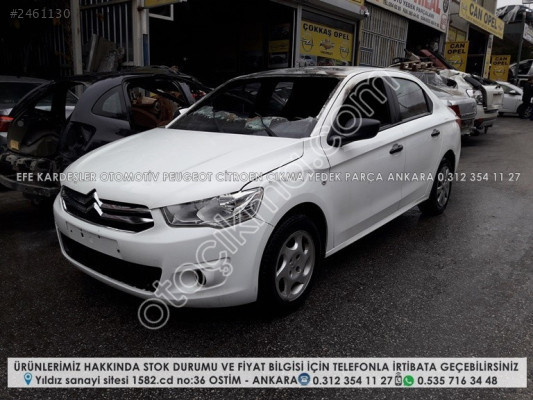 citroen c-elysee çıkma yedek parça ostim ankara