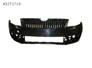 SKODA OCTAVIA- 13/17; ÖN TAMPON GRİ (SİS/PANJUR DELİKLİ/FAR