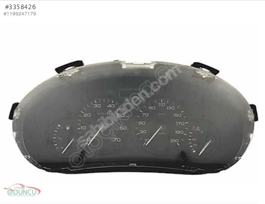 PEUGEOT 206 KM SAATİ GÖSTERGE PANELİ
