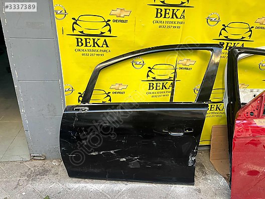 OPEL CORSA D SOL ÖN KAPİ SİYAH ÇIKMA ORJİNAL YEDEK PARÇA