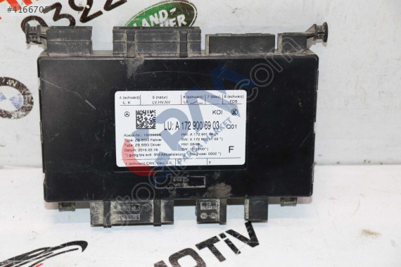 MERCEDES E SERİSİ W212 CLS C218 X218 KOLTUK BEYNİ A1729006903