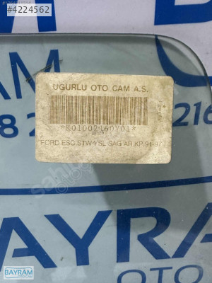 Ford Escort Stw Arka Kapı Camı Sağ 91-97