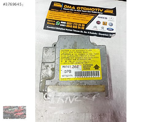 MN141262 W2T62174 MİTSUBİSHİ LANCER AIRBAG BEYNI