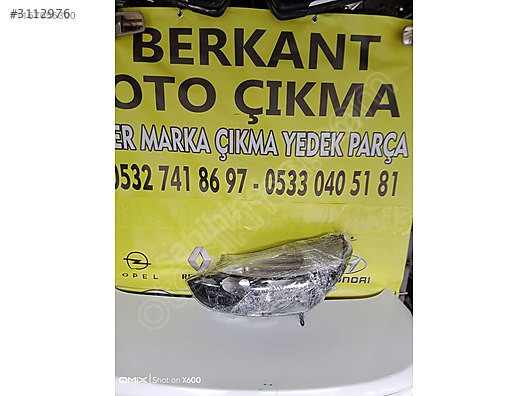 Renault Clio4 siyah zemin kalın üç çizik eski kasa orjinal sol f