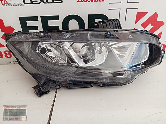 HONDA CIVIC FC5 SIFIR LEDSİZ SAĞ ÖN FAR 16-21