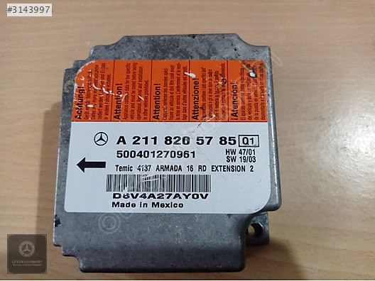 MERCEDES W211 W219 ÇIKMA AİRBAG BEYNİ A2118205785