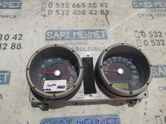 ÇIKMA VW POLO LUPO KİLOMETRE GÖSTERGE SAATİ 6X0920801 D