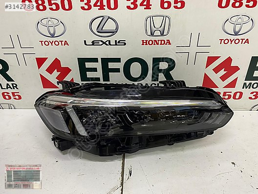 HONDA CIVIC FE1 ORJİNAL SIFIR SAĞ ÖN FAR 22-24