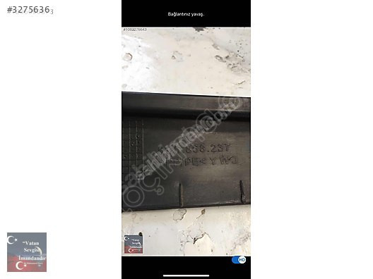 VOLKSWAGEN JETTA SOL ARKA SÜTUN ORTA KAPLAMA 5C6868237