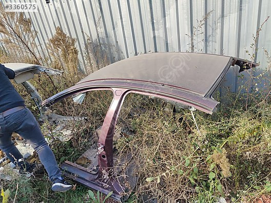 PEUGEOT 407 (KESME) TAVAN ARKA ŞASİ ÇAMURLUK