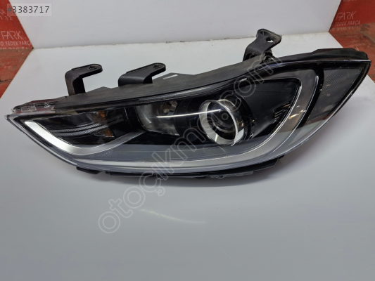 HYUNDAİ ELANTRA SOL ÖN FAR MERCEKLİ LEDSİZ 2015-2018 SIFIR AY