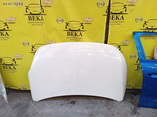 OPEL CORSA F MOTOR KAPUTU BEYAZ ÇIKMA ORJİNAL YEDEK PARÇA