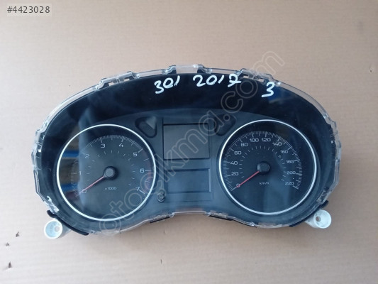 peugeot 301 2017 1.6 gösterge/km saati (son fiyat)